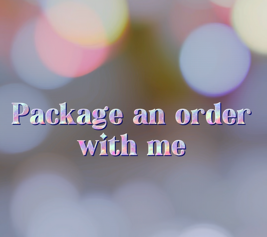 Package An Order With Me