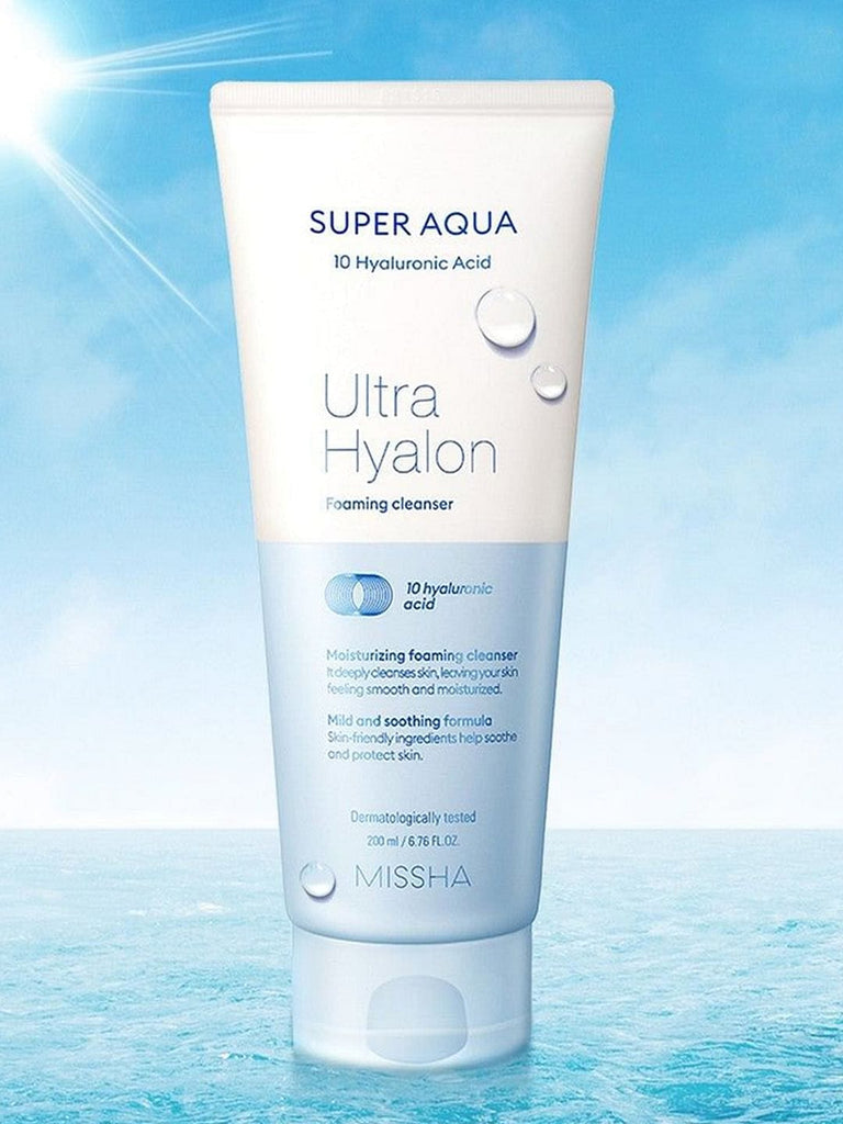 MISSHA SUPER AQUA ULTRA HYALRON FOAMING CLEANSER