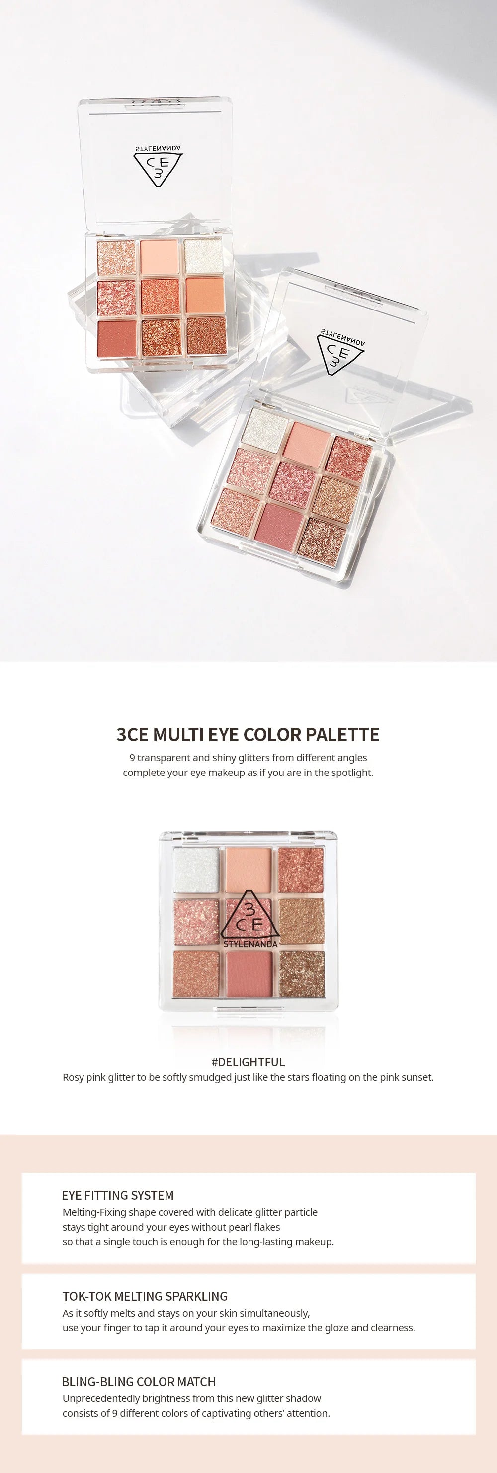 3CE MOOD RECIPE MULTI EYE COLOR PALETTE