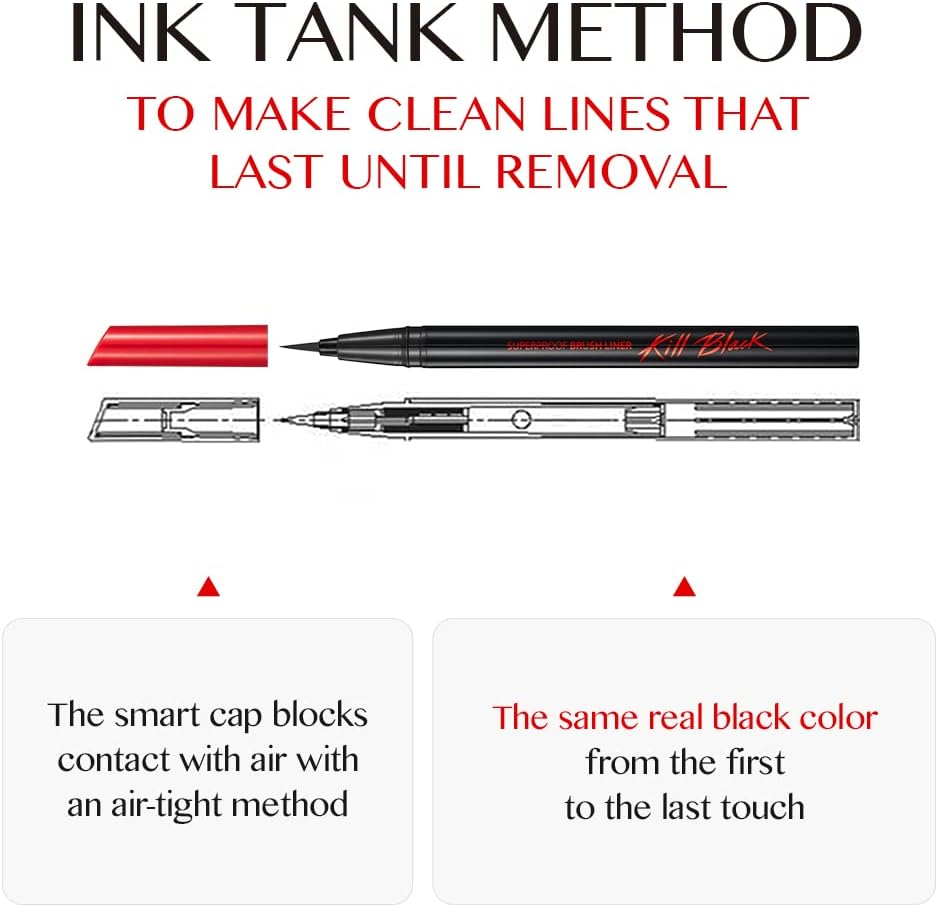 CLIO SUPERPROOF BRUSH LINER - KILL BLACK