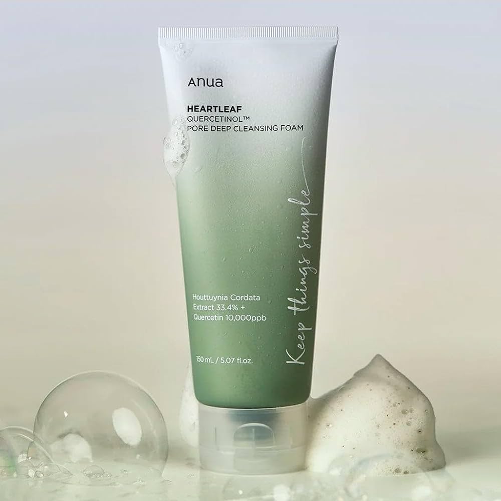 ANUA HEARTLEAF QUERCETINOL PORE DEEP CLEANSING FOAM