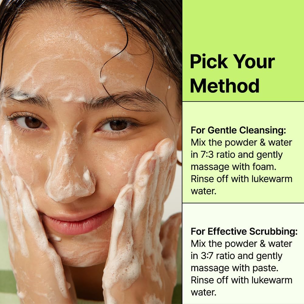 BY WISHTREND GREEN TEA & ENZYME POWDER WASH
