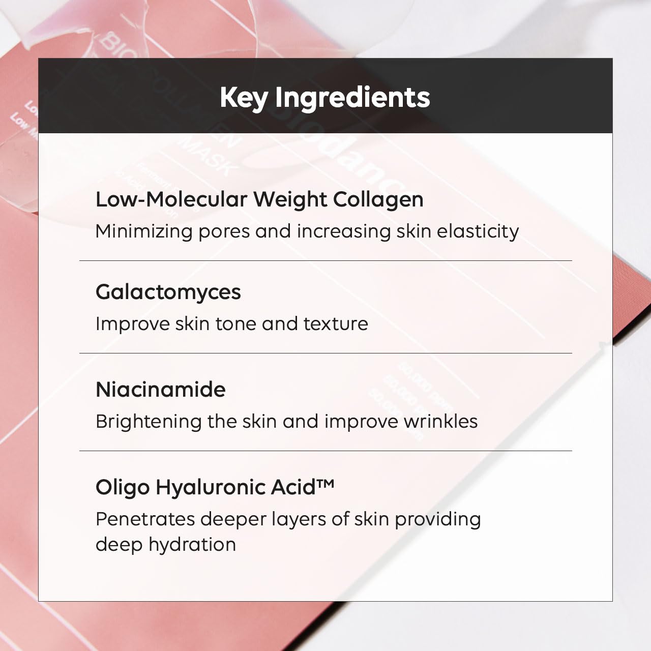 BIODANCE BIO-COLLAGEN REAL DEEP MASK 4EA