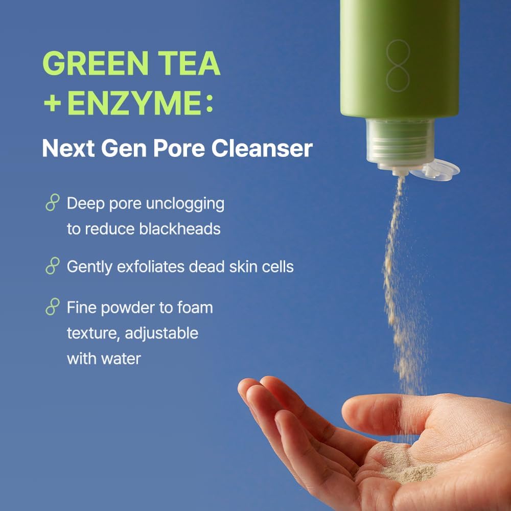 BY WISHTREND GREEN TEA & ENZYME POWDER WASH