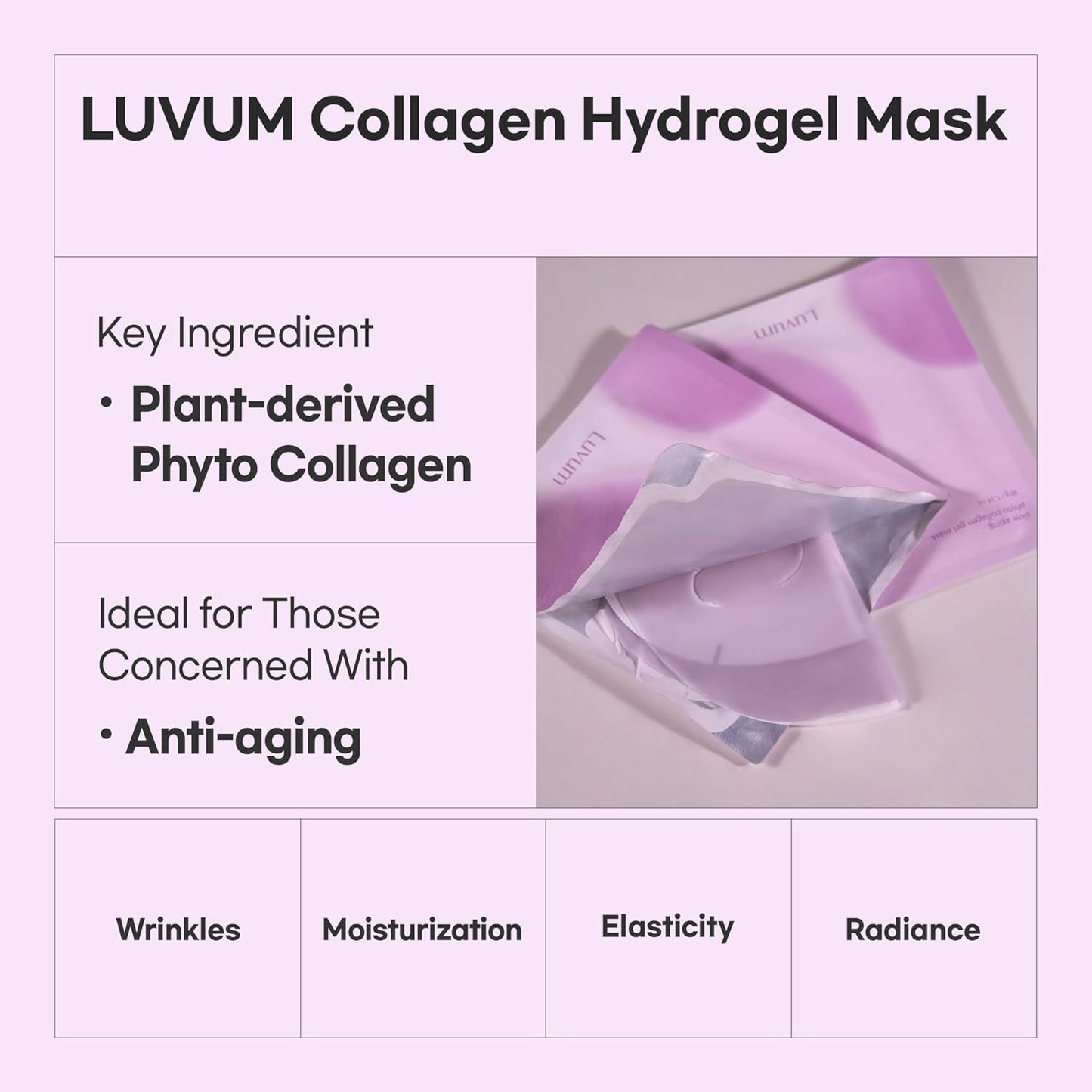 LUVUM SLOW AGING PHYTO COLLAGEN GEL MASK 1 EA
