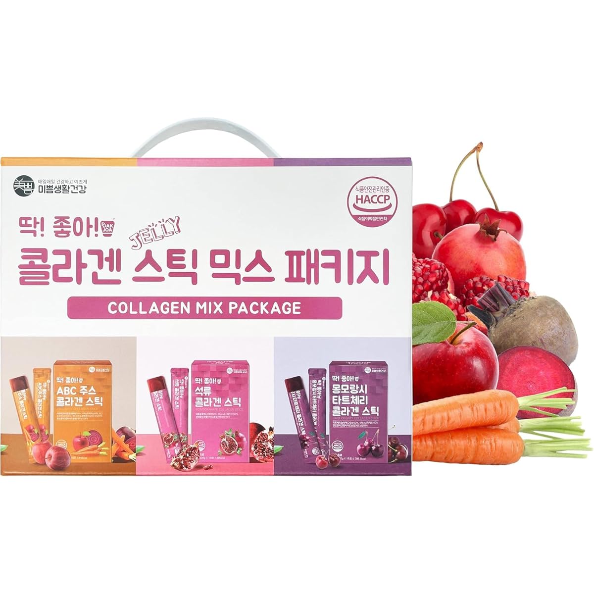 MIPPEUM 3 FLAVOR MIX COLLAGEN JELLY STICK