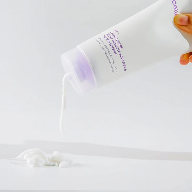 CELIMAX DERMA NATURE RELIEF MADECICA PH BALANCING FOAM CLEANSING