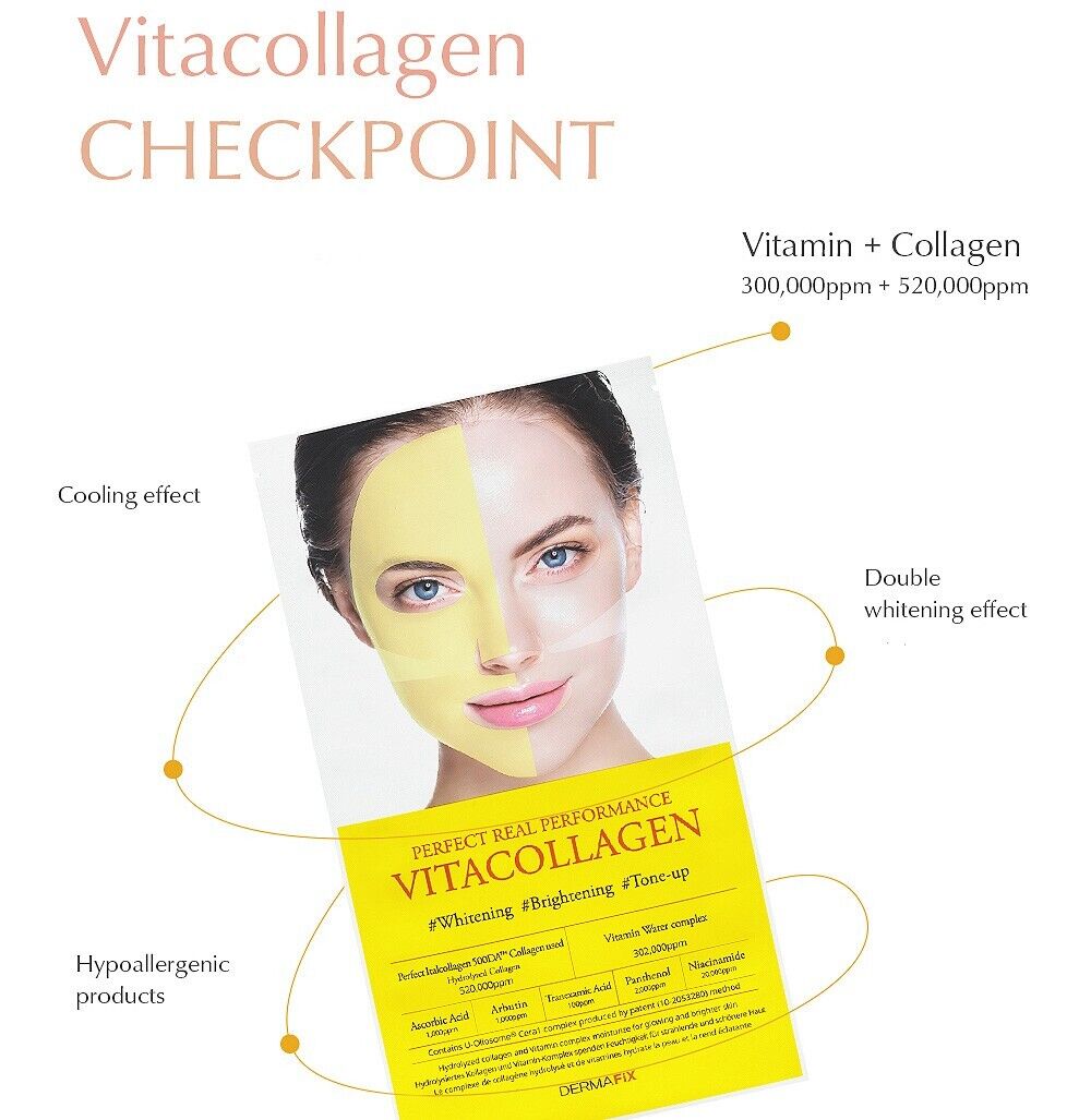 DERMAFIX PERFECT REAL PERFORMANCE VITA COLLAGEN MASK 1 EA