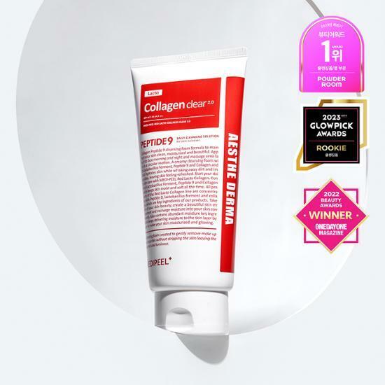 MEDIPEEL RED LACTO COLLAGEN CLEAR FOAM CLEANSER 2.0 PEPTIDE 9
