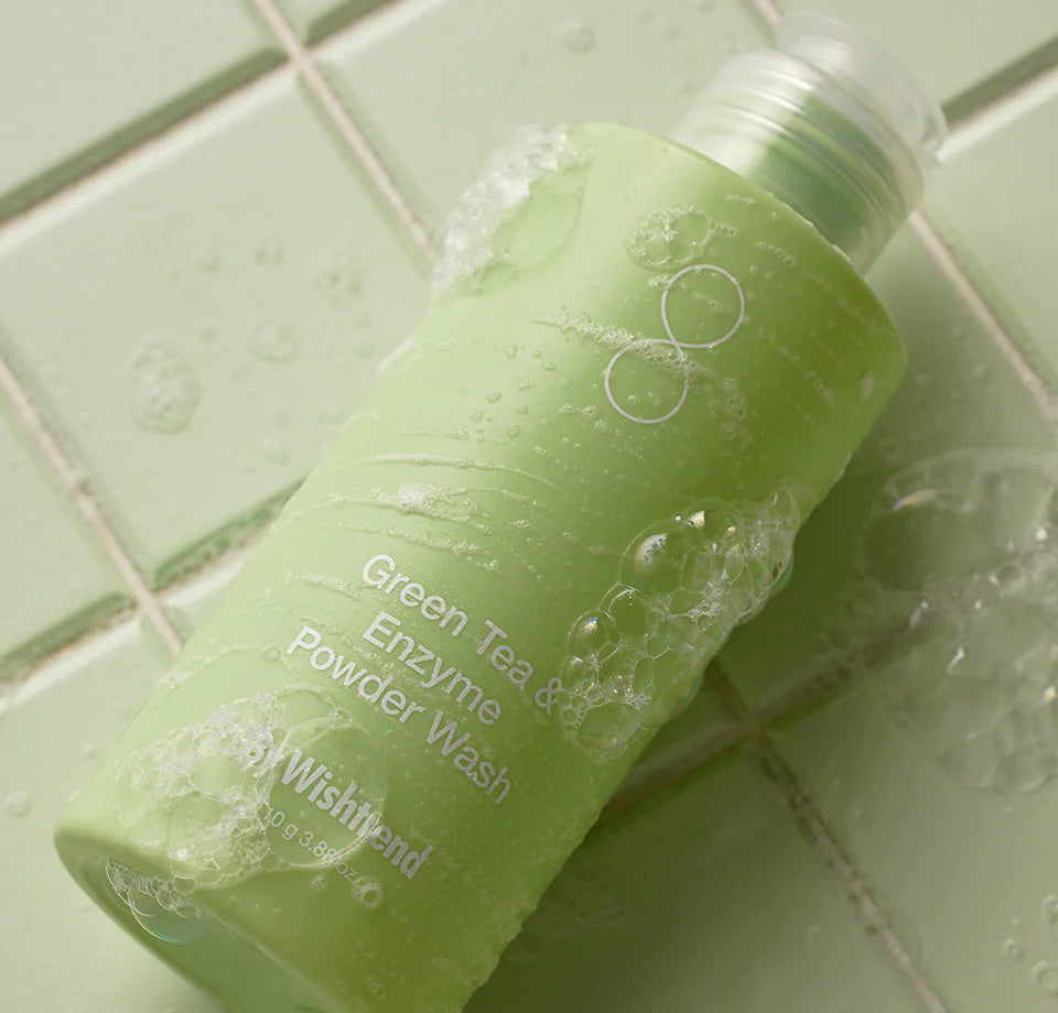 BY WISHTREND GREEN TEA & ENZYME POWDER WASH