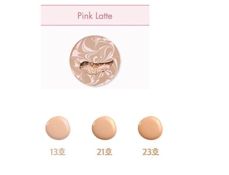 AGE 20'S ESSENCE COVER PACT SHINING DROPS EDITION 1 CASE + 3 REFILLS PINK LATTE NO.23