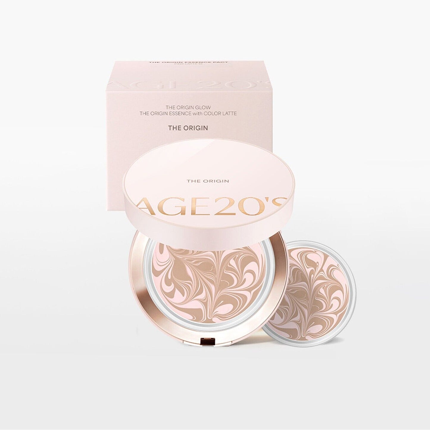 AGE20'S THE ORIGIN ESSENCE PACT + REFILL - PINK LATTE 21 SPF50+/PA+++