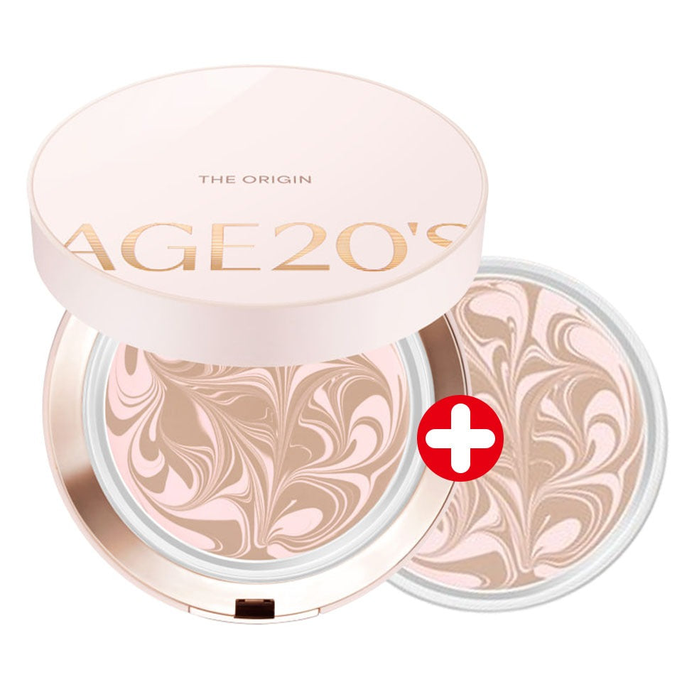 AGE20'S THE ORIGIN ESSENCE PACT + REFILL - PINK LATTE 21 SPF50+/PA+++