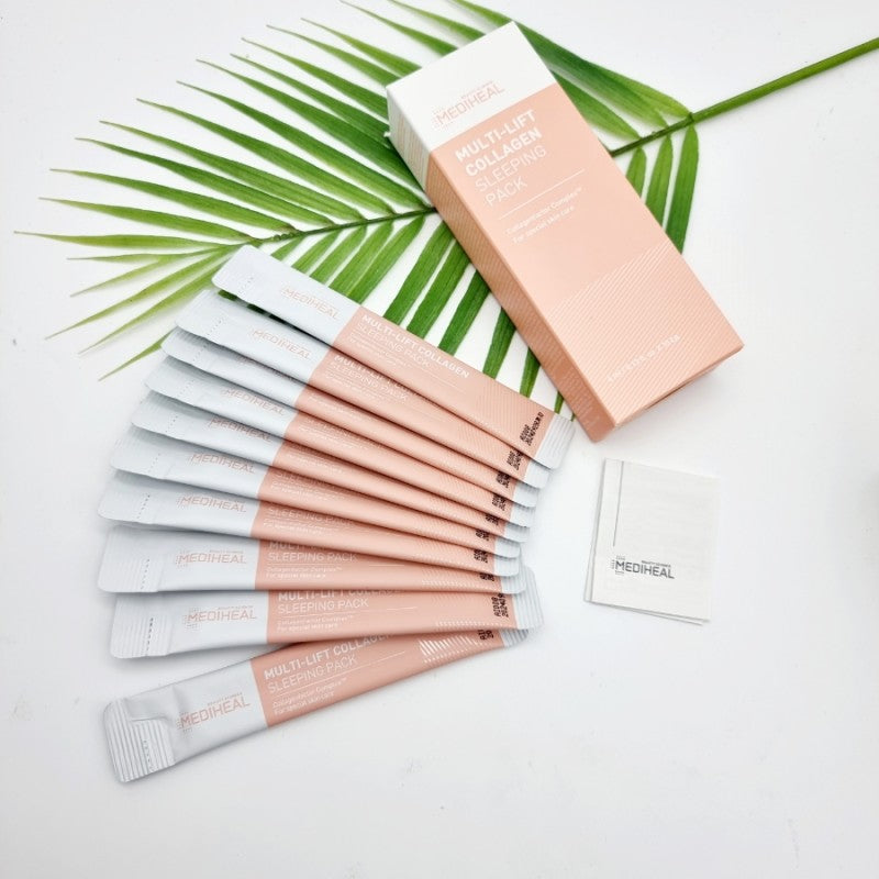 MEDIHEAL MULTI LIFT COLLAGEN SLEEPING PACK 4ML X 10 EA DINIQUE