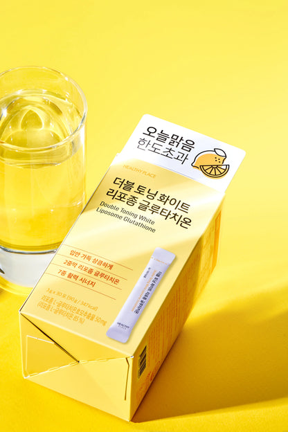 HEALTHY PLACE DOUBLE TONING WHITE LIPOSOME GLUTATHIONE