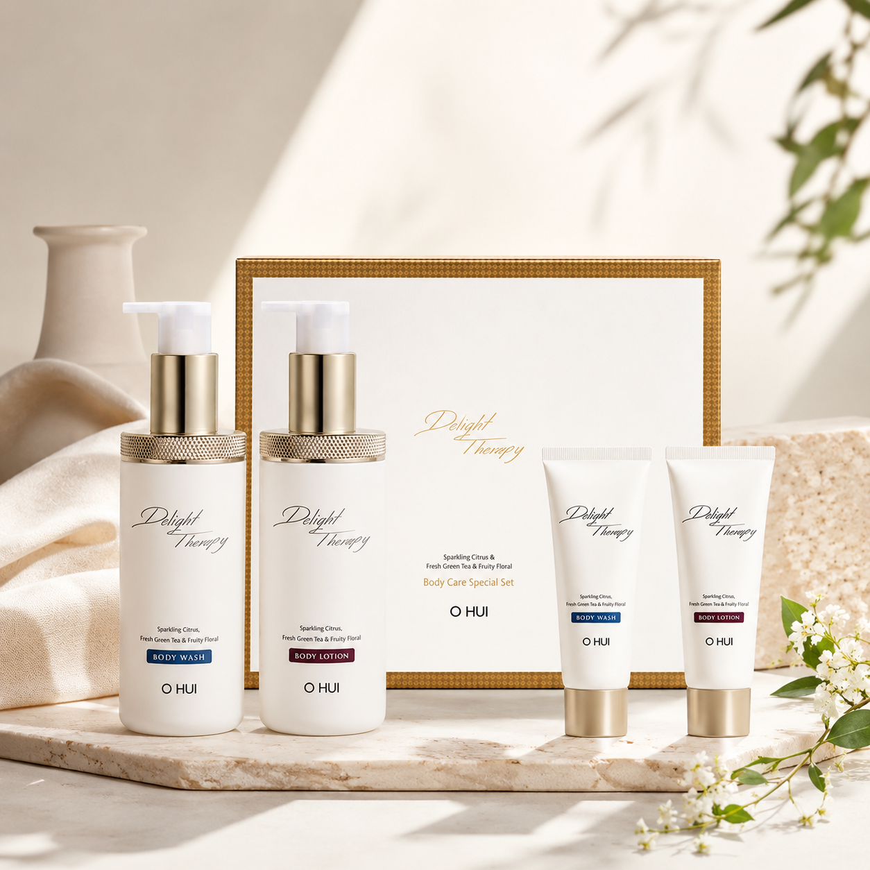 OHUI DELIGHT THERAPY BODY CARE SPECIAL SET