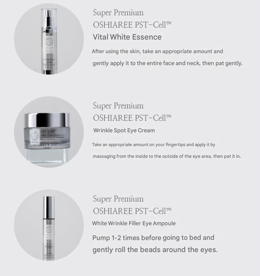 OSHIAREE PST-CELL SKIN CARE 6PCS SET