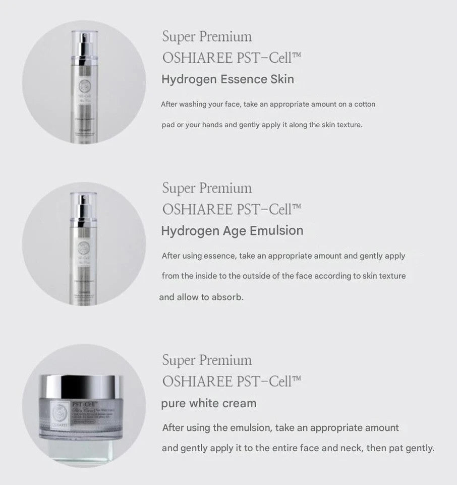 OSHIAREE PST-CELL SKIN CARE 6PCS SET